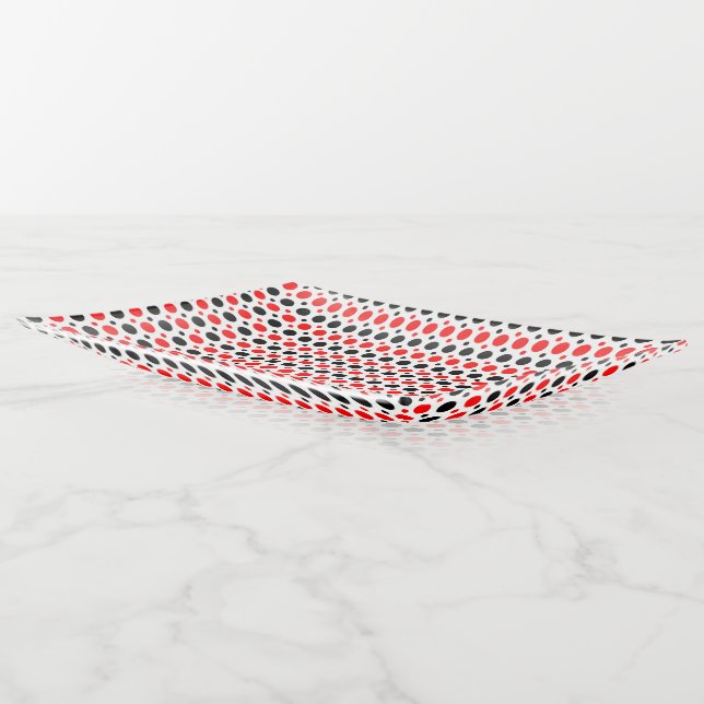 Dots  - Large Trinket Tray (Angled)