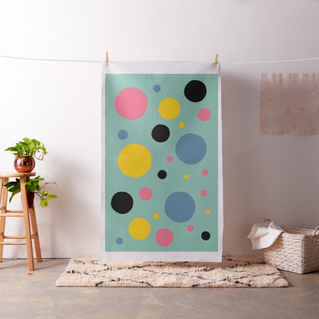 Dots Mint Pattern Fabric (In Situ)