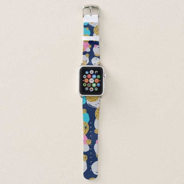 Dots Pattern 11 Apple Watch Band (Front)