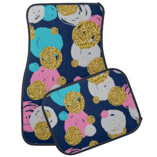 Dots Pattern 11 Car Floor Mat