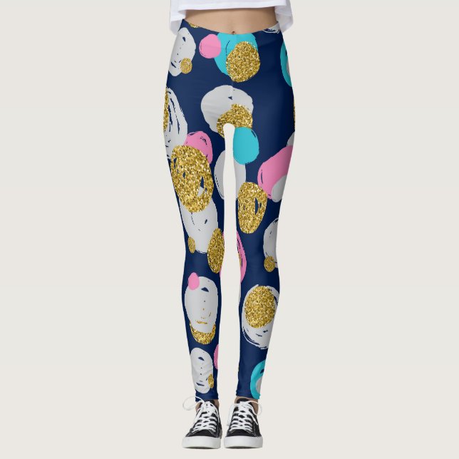 Dots Pattern 11 Leggings (Front)