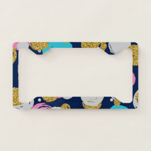 Dots Pattern 11 License Plate Frame
