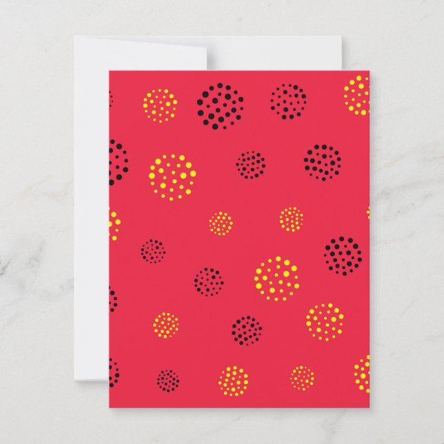 Dots Pattern 12 Note Card (Front)