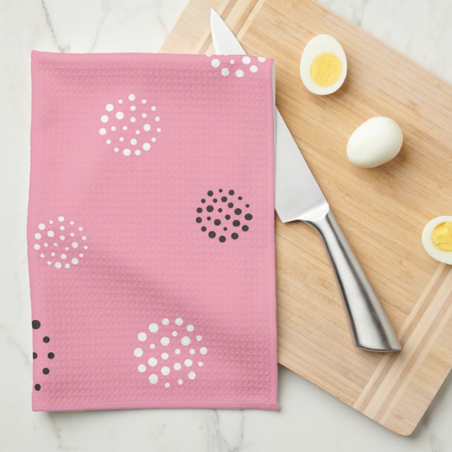 Dots Pattern 14 Kitchen Towel (Quarter Fold)
