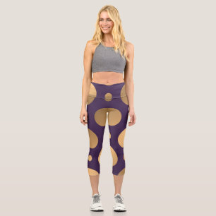 Dots Pattern 15 Capri Leggings