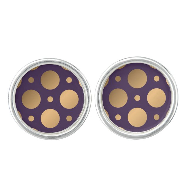 Dots Pattern 15 Cufflinks (Front)