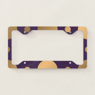 Dots Pattern 15 License Plate Frame