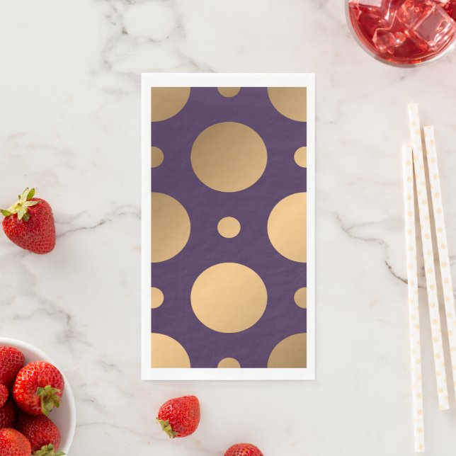 Dots Pattern 15 Paper Guest Towels (Insitu)