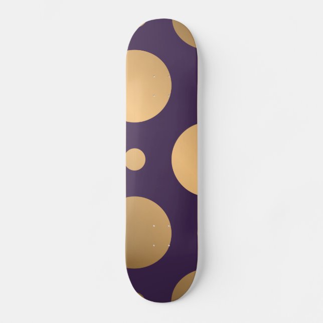 Dots Pattern 15 Skateboard (Front)