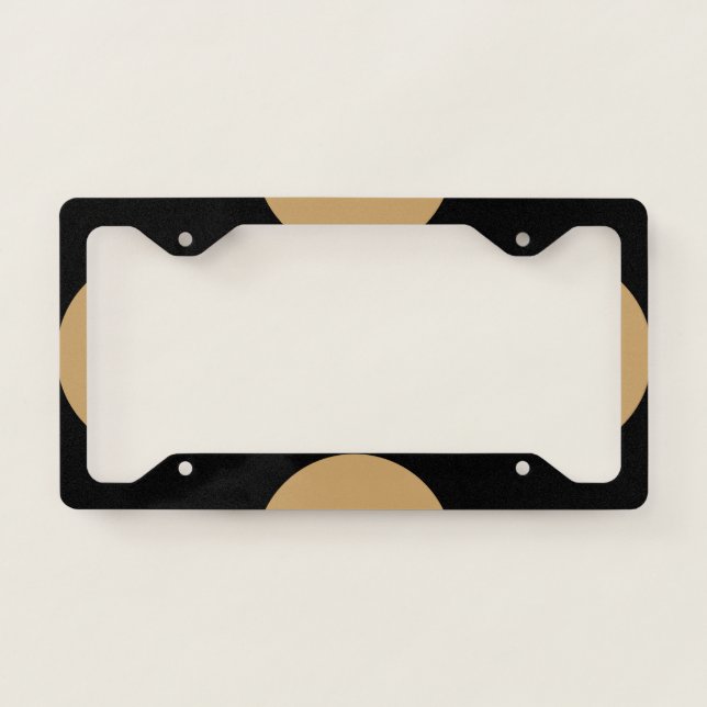Dots Pattern 17 License Plate Frame (Front)