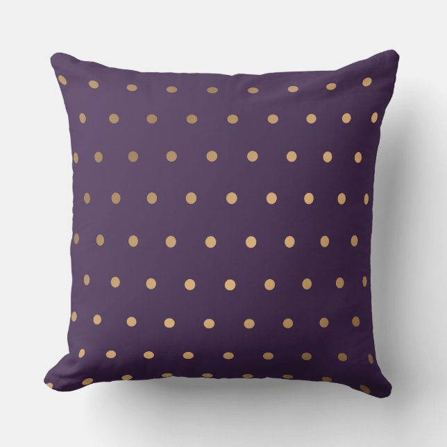 Dots Pattern 18 Throw Pillow (Front)