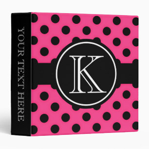 Dots Pattern 3 Ring Binder