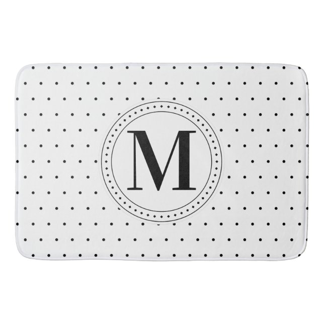 Dots Pattern Bath Mat (Front)