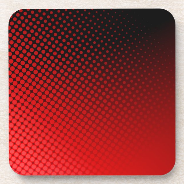 Dots Pattern Beverage Coaster (Front)