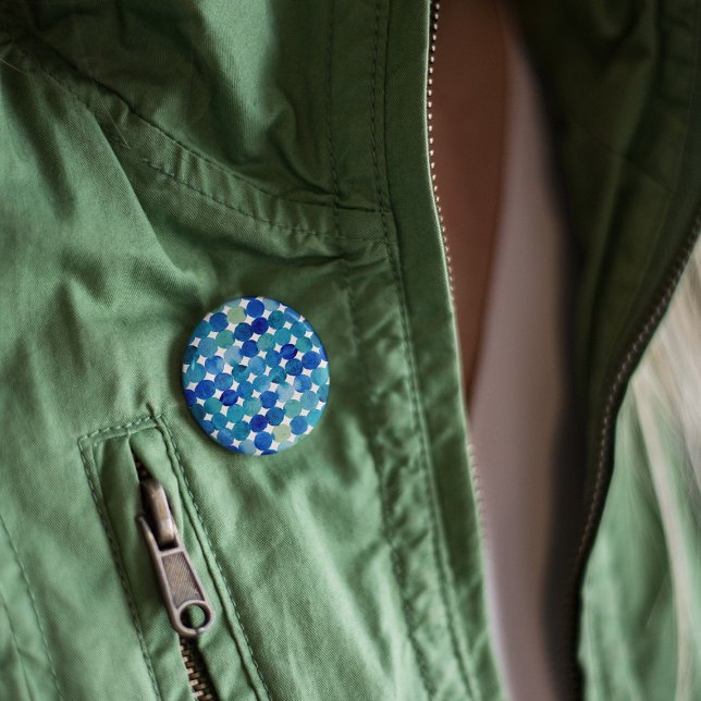 Dots pattern - blue and green button (Creator Uploaded)