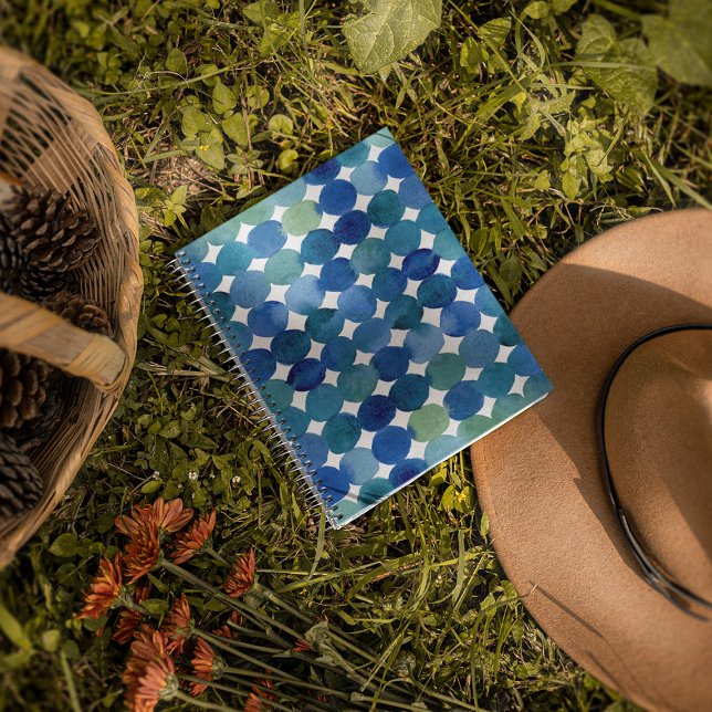 Dots pattern - blue and green planner (Creator Uploaded)
