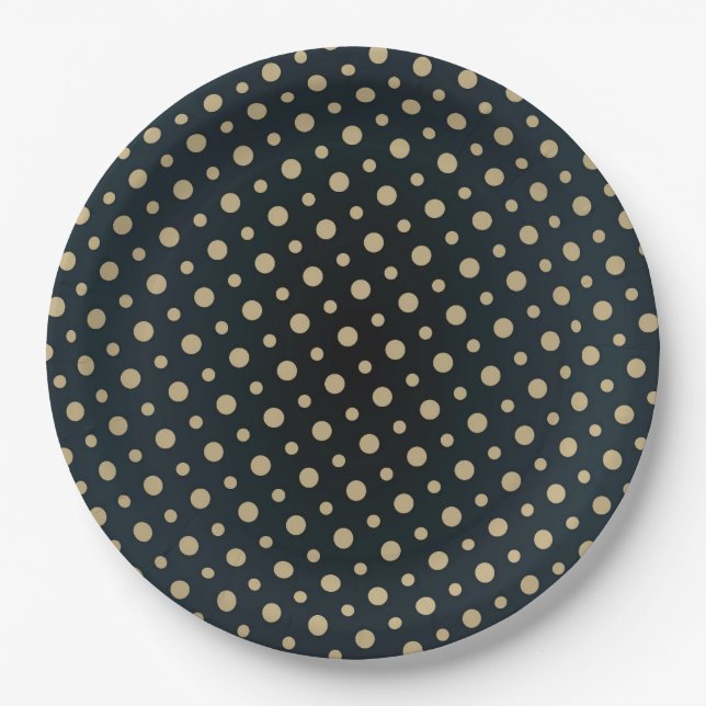 Dots Pattern Paper Plates (Front)