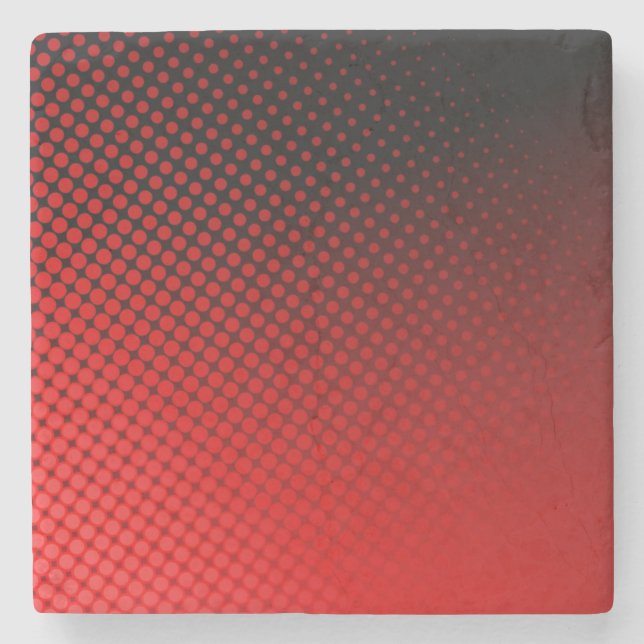 Dots Pattern Stone Coaster (Front)