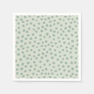 Dots Sage Green Napkins