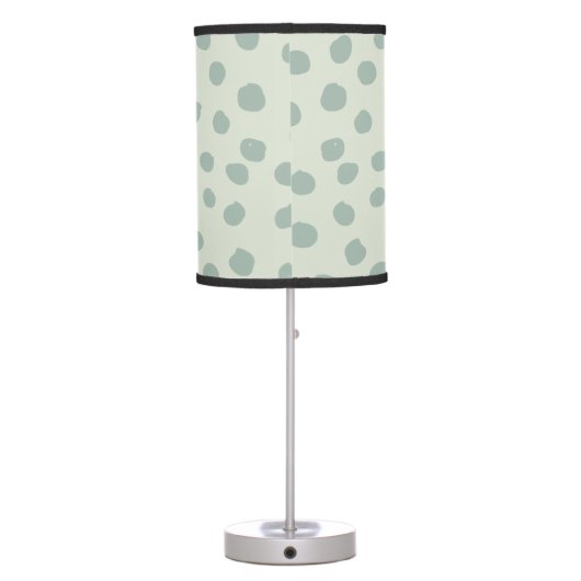 Dots Sage Green Table Lamp (Back)