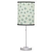 Dots Sage Green Table Lamp (Front)