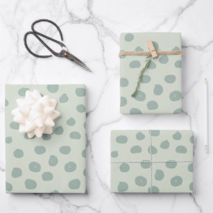 Holiday Sage Green Plaid Gift Wrap — Rebecca Green Design