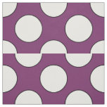 Dots seamless pattern white &amp; contour fabric