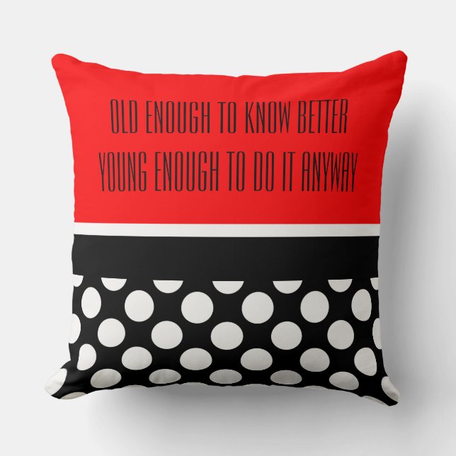 Dots seamless pattern white + your backgr. throw pillow (Front)