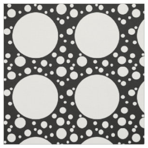 Dots Shower white + your background & ideas Fabric