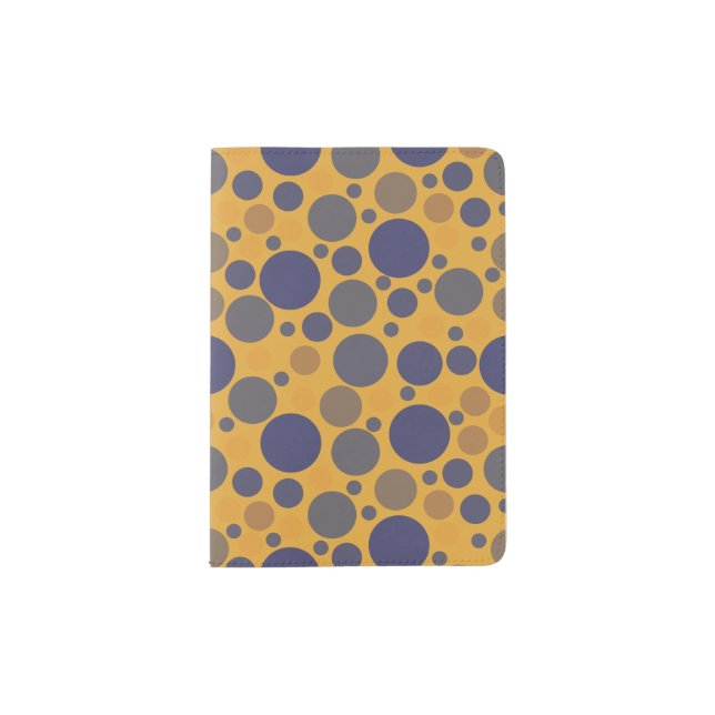 Dots stylish pattern passport holder (Front)