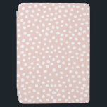Dots Wild Animal Print Blush Pink And White Spots iPad Air Cover<br><div class="desc">Animal Print – Leopard print spots – blush pink and white.</div>