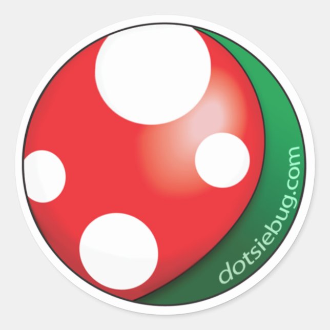 Dotsie Bug Logo Stickers (Front)