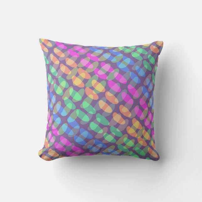 Dotted Check 2011 Throw Pillow (Front)