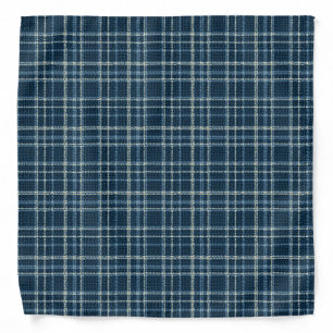 Dotted checkered pattern. Gray-blue. Bandana