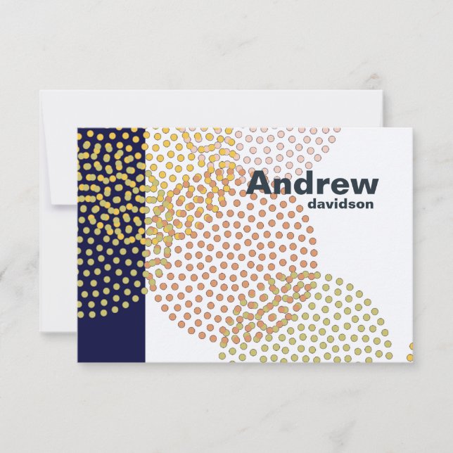 Dotted Circles Personalized Notes (Front)