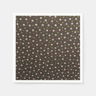 Dotted cocktail napkin