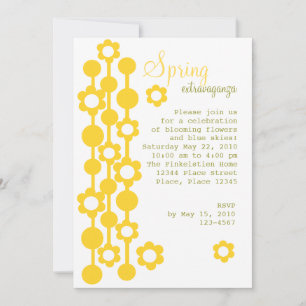 Dotted Daisies No.1 Invitation