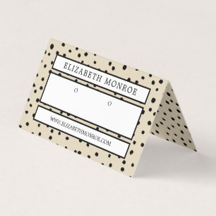 Dotted Earring Holder, Jewelry Display Card