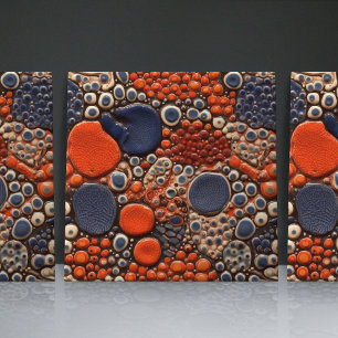 Dotted Faux Relief Glazed Contemporary Home Decor Ceramic Tile