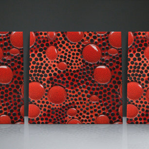 Dotted Faux Relief Glazed Contemporary Home Decor Ceramic Tile