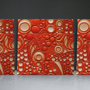 Dotted Faux Relief Glazed Contemporary Home Decor Ceramic Tile