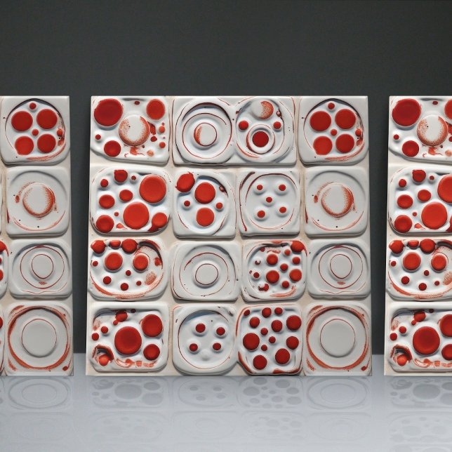 Dotted Faux Relief Glazed Contemporary Home Decor Ceramic Tile (Creator Uploaded)