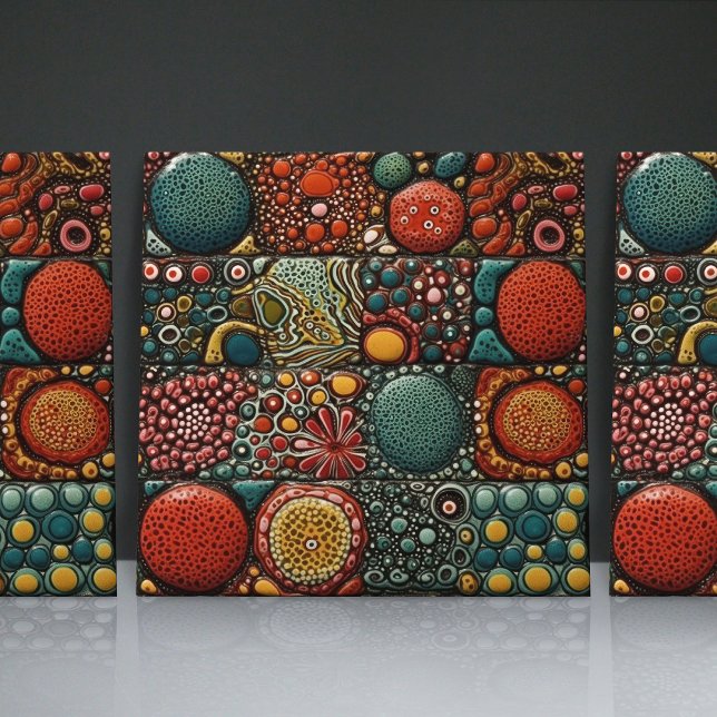 Dotted Faux Relief Glazed Contemporary Home Decor Ceramic Tile (Creator Uploaded)
