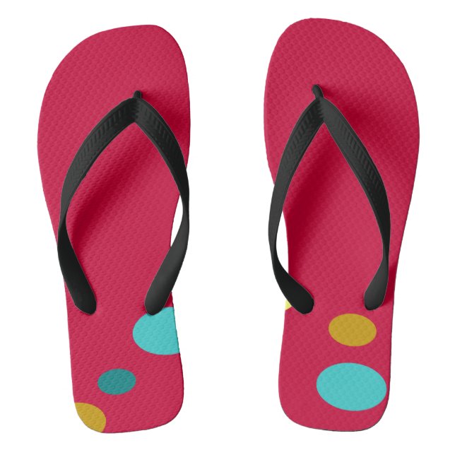 Dotted Flip Flops (Footbed)