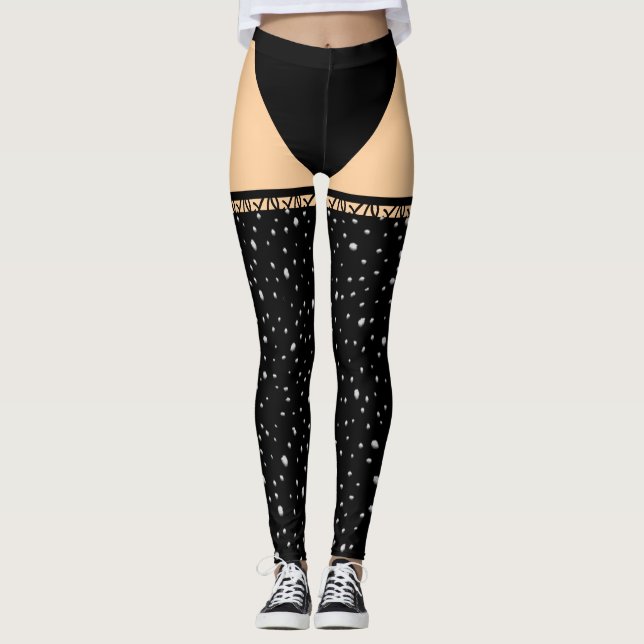 Dotted Illusion Leggings (Front)