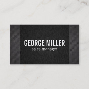 Dotted / Lines / texture (black) Business Card