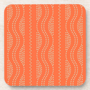 dotted path drink coaster
