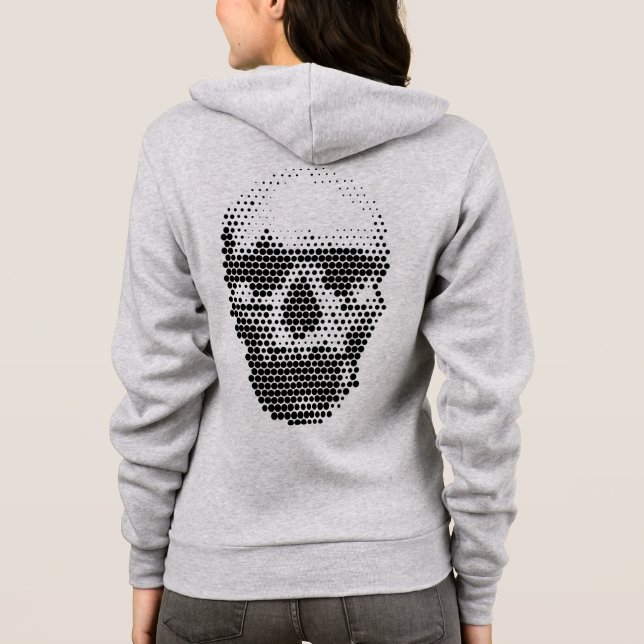Dotted Skull Hoodie (Back)