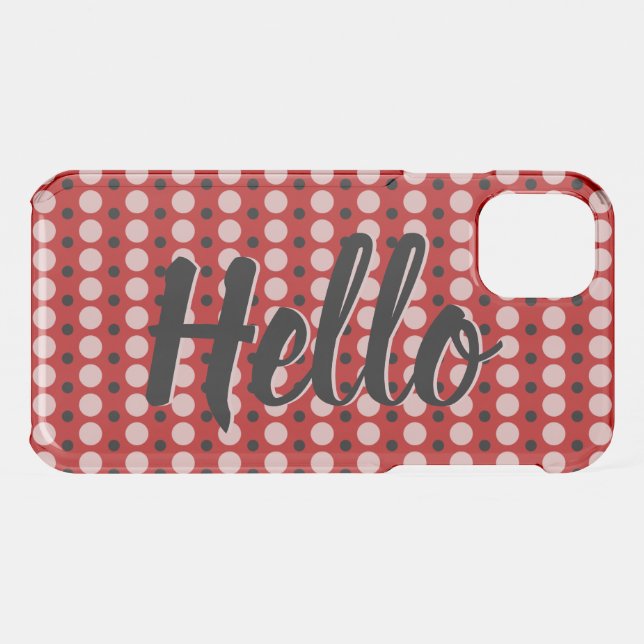 Dotted Stripe Uncommon iPhone Case (Back (Horizontal))