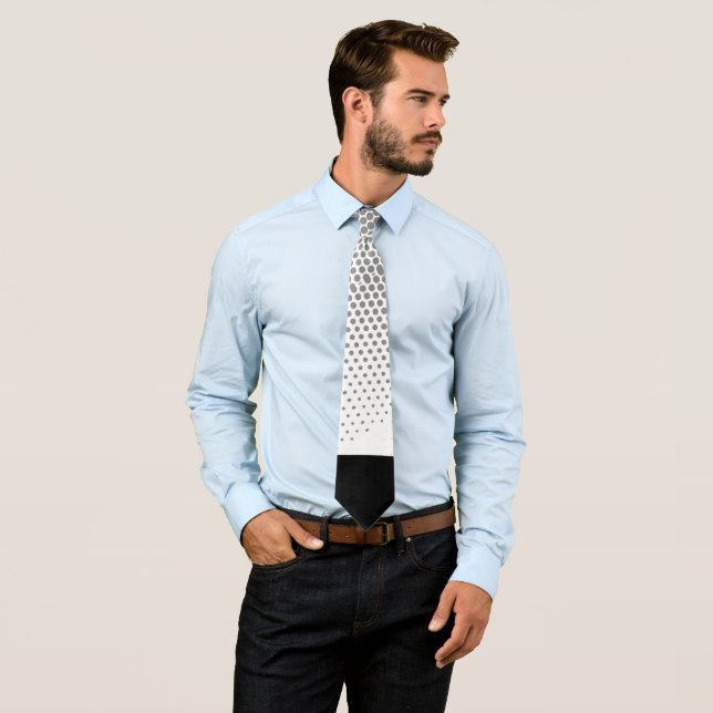  Dotted striped pattern  Neck Tie (In Situ)